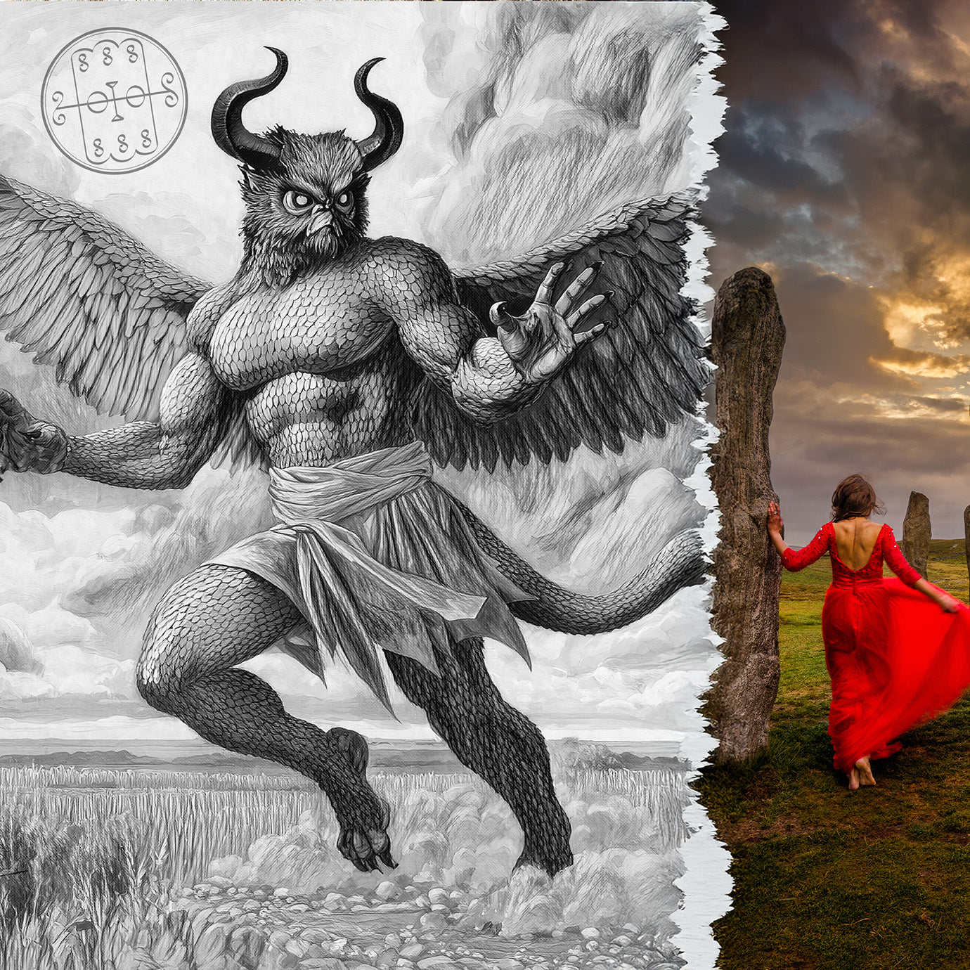 Which Goetia Demon Wants to Work with You? | Your Demon Spirit Guide Portrait | Gothic Occult Art & Shadow Work Reading