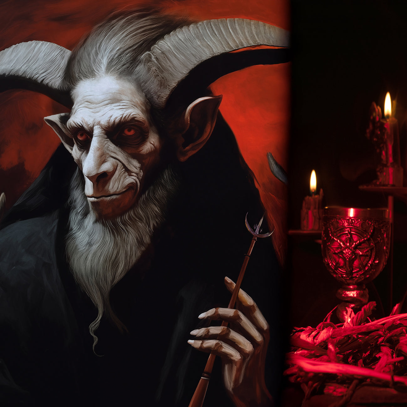 Which Goetia Demon Wants to Work with You? | Your Demon Spirit Guide Portrait | Gothic Occult Art & Shadow Work Reading