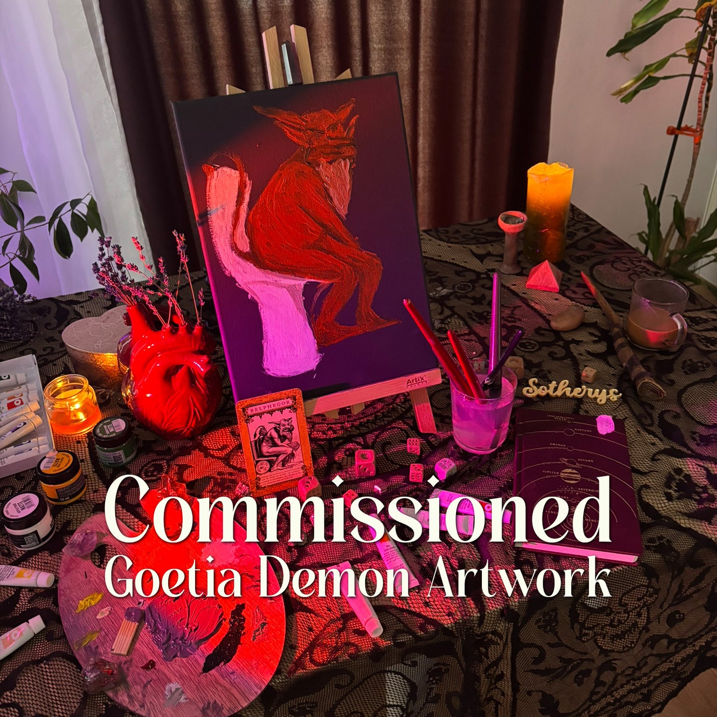 Which Goetia Demon Wants to Work with You? | Your Demon Spirit Guide Portrait | Gothic Occult Art & Shadow Work Reading
