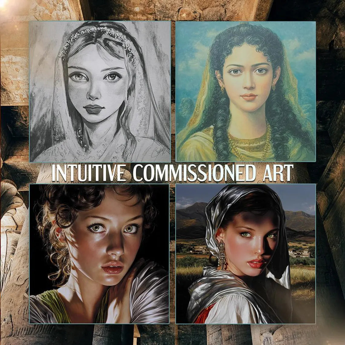 What Was Your Role in Ancient History? | Commissioned Portrait and Reading of Your Past Life Regression