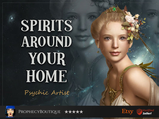 Do You Share Your Space with Spirits? | Spirit Mediumship Reading and Intuitive Portrait | Identify Spirits Near You