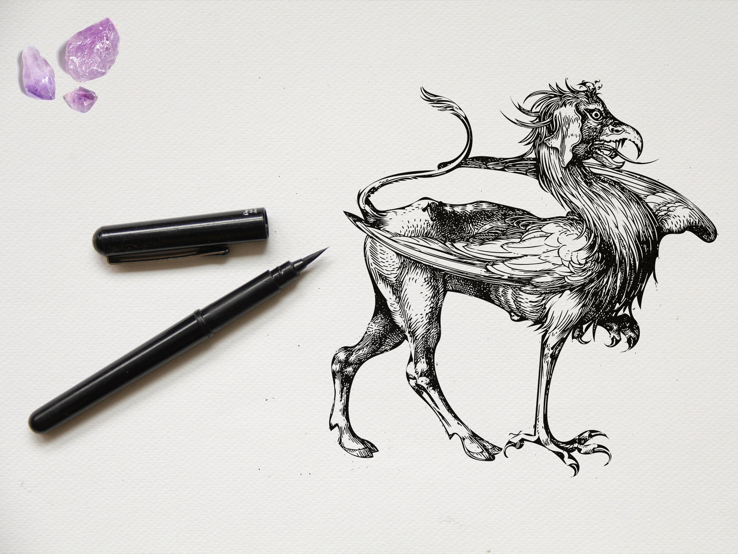 Which Fantasy Creature is Your Totem? | A Mythical Beasts Reading | Mythology Commissioned Art & Animal Totem Guidance