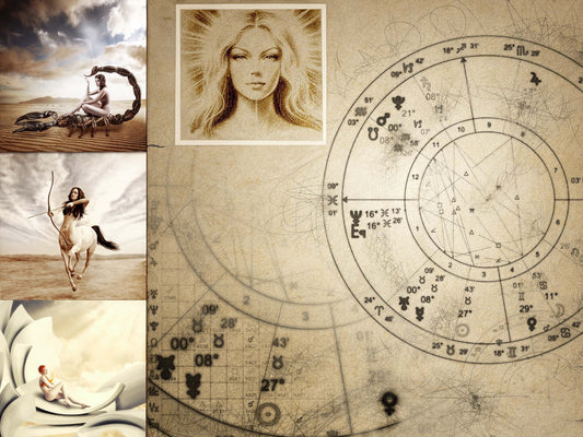 Astrological Big Three Commissioned Art | Portrait of You as Your Sun, Moon, and Rising Sign Zodiac | Astrological Placements Digital Portrait