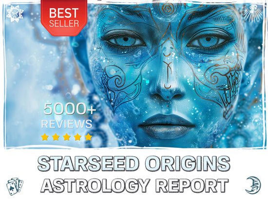 Starseed Origin Astrology Report | In-Depth Starseed Origins Reading | Starseed Home Planet, Alien Past Lives & Alien Contacts Astrology Art