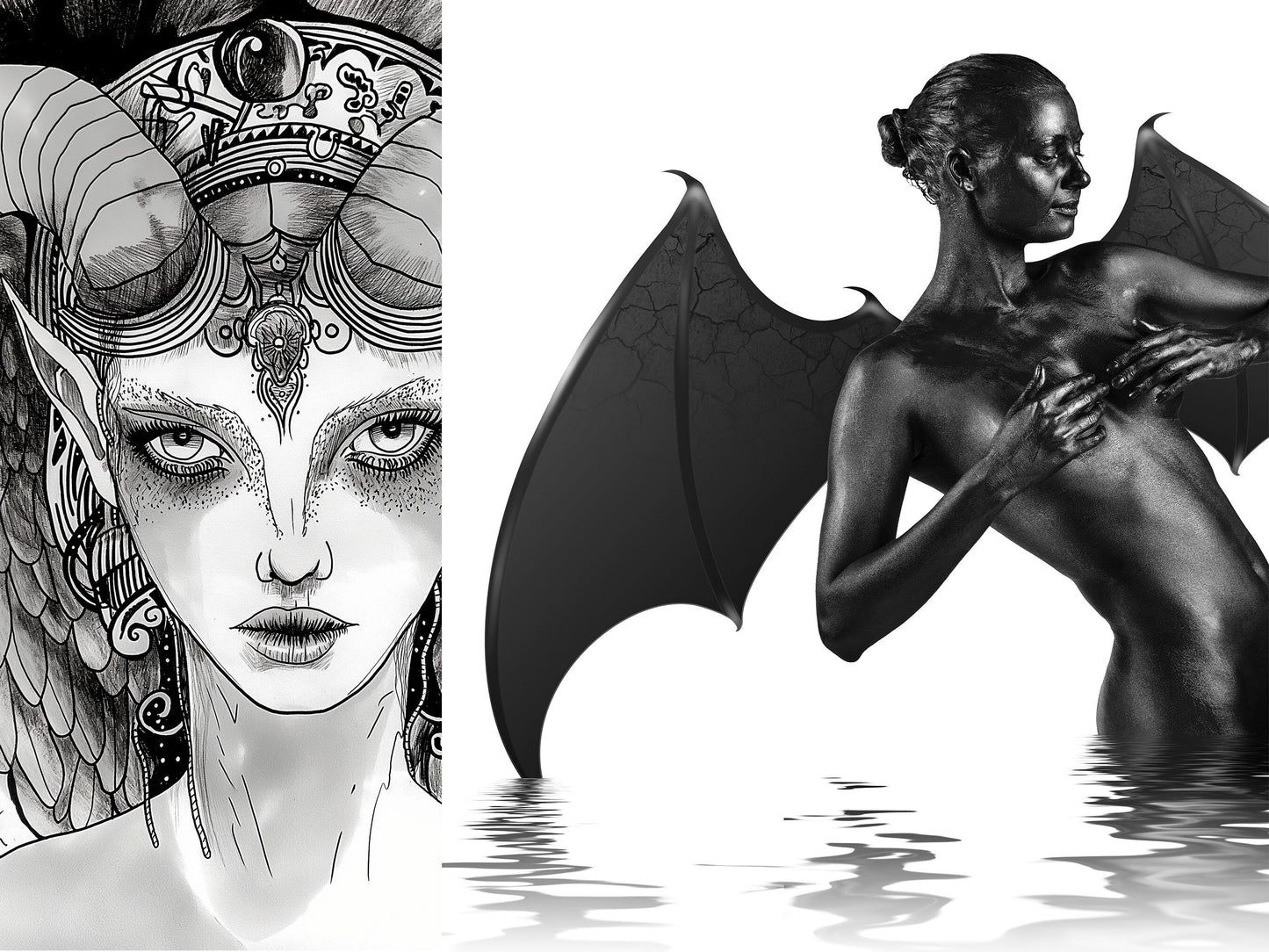 Who is the Seductress in Your Dreams? | Your Succubus Angel Portrait & Reading | Channeled Art to Awaken Your Passion