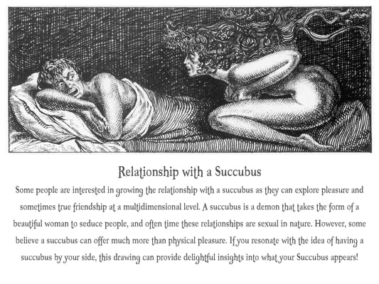 Who is the Seductress in Your Dreams? | Your Succubus Angel Portrait & Reading | Channeled Art to Awaken Your Passion