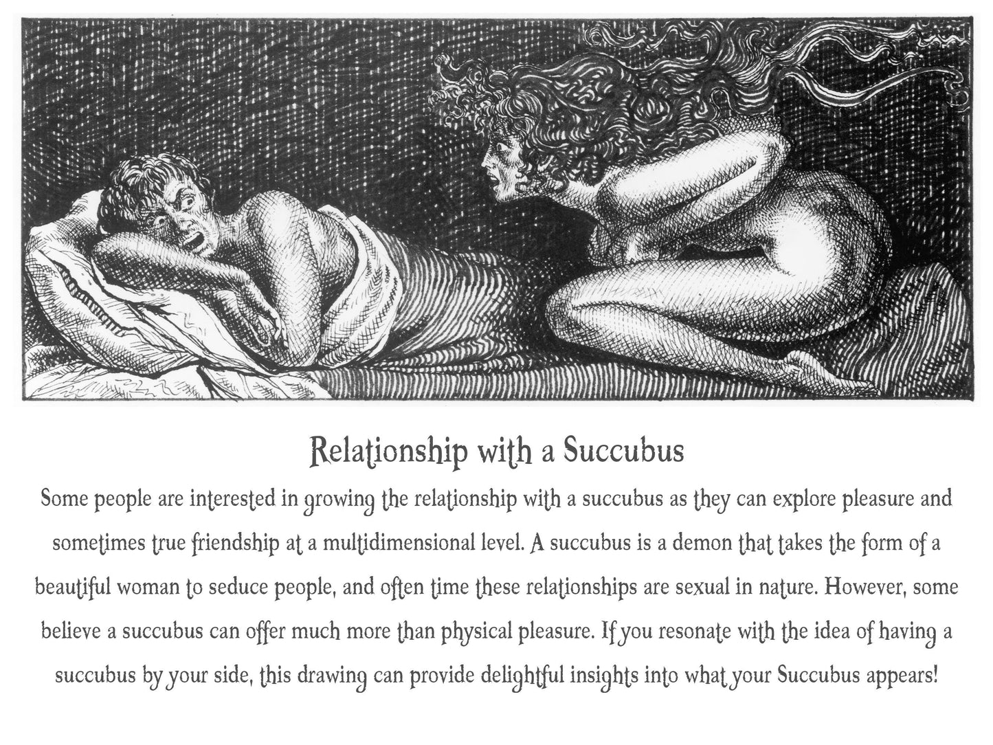 Who is the Seductress in Your Dreams? | Your Succubus Angel Portrait & Reading | Channeled Art to Awaken Your Passion