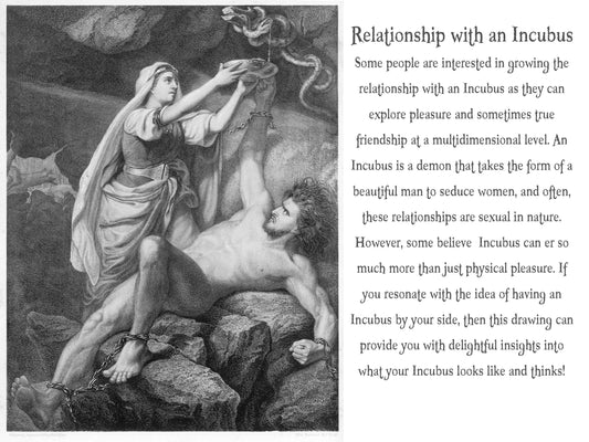 Who Is Your Secret Lover? | Incubus Companion Portrait and Reading | Art for Reclaiming Your Sensual Energy