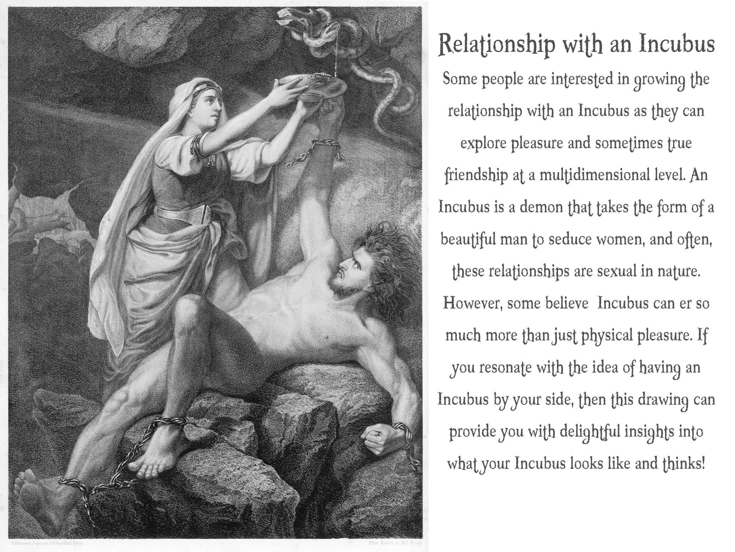 Who Is Your Secret Lover? | Incubus Companion Portrait and Reading | Art for Reclaiming Your Sensual Energy