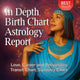 Analyse astrologique approfondie du thème natal : thème de transit, synastrie, thème astral complet (amour, carrière et personnalité).