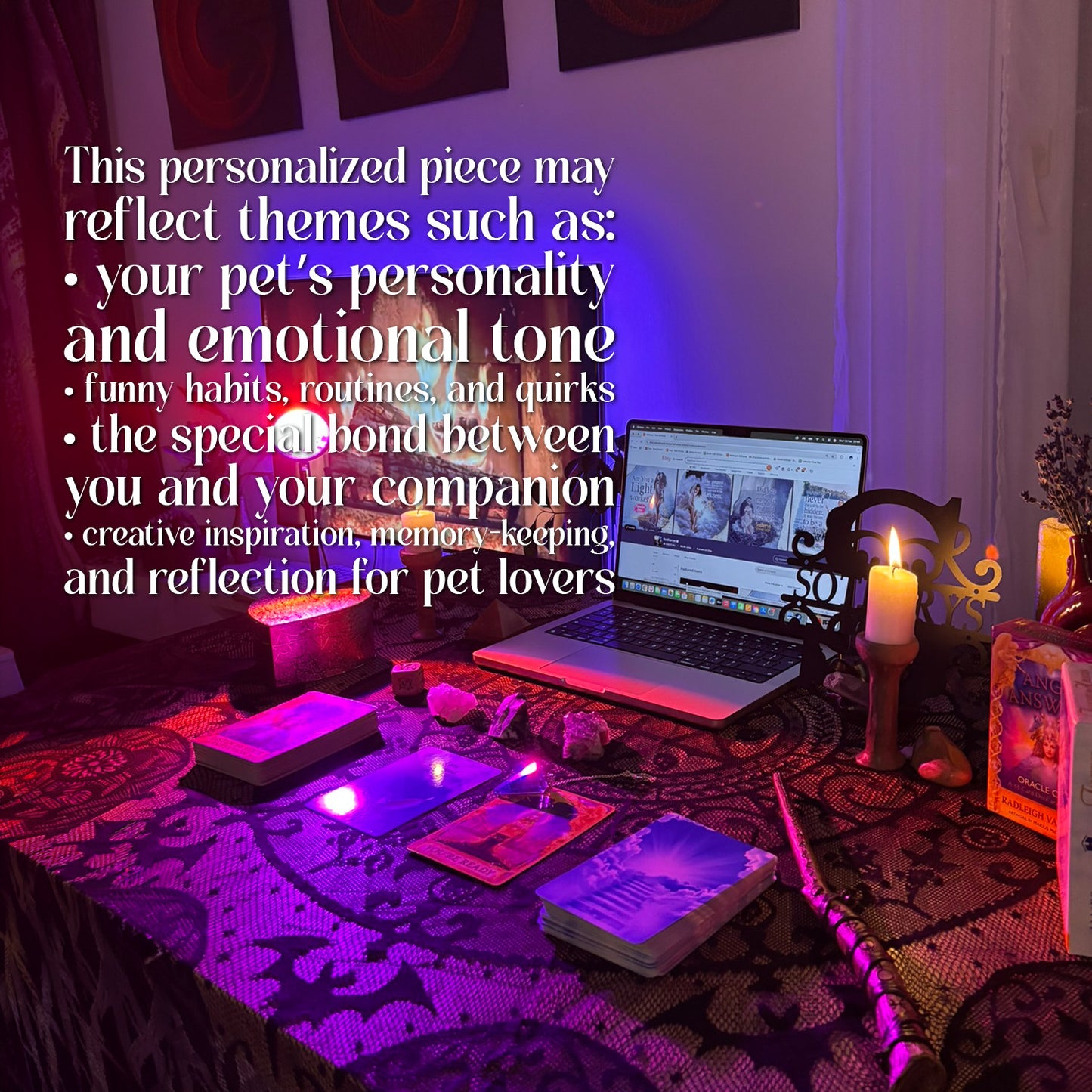 Channeling Any Pet Messages for Living Pets | Uncover Your Pet's Secrets Reading and Commissioned Art